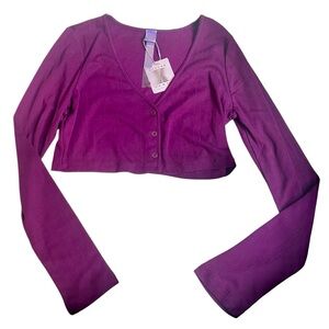 Savage x Fenty Lingerie by Rihanna Purple Pajama Top